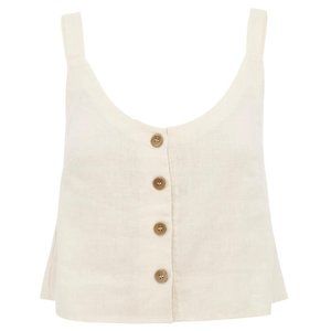 Mali Linen Button Down Cami